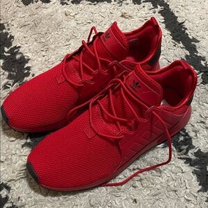 Adidas Men's Bold Red Sneakers